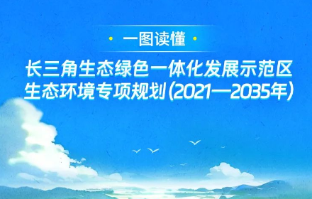 長三角生態(tài)綠色一體化發(fā)展示范區(qū)生態(tài)環(huán)境專項規(guī)劃（2021—2035年）解讀看這里